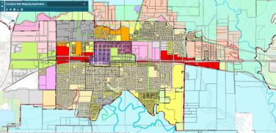 Cornelius Web GIS map
