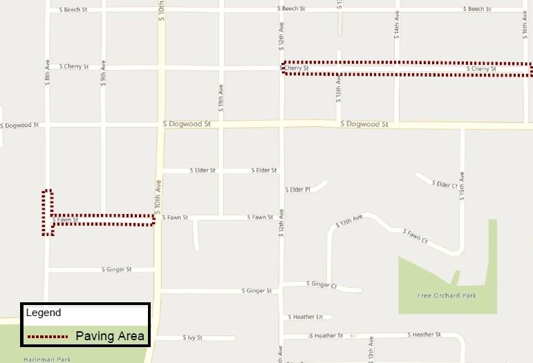 2025-2026 Fiscal Year Paving